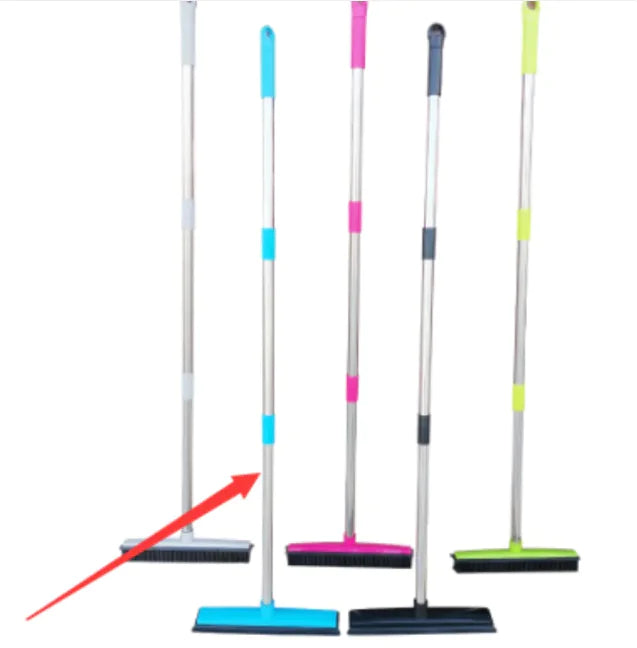 TriPole Dust & Carpet Scraper Broom WEM Support (www.WEM.support)