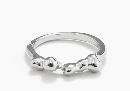 Irregular Metal Ring for Women - Unique Design
