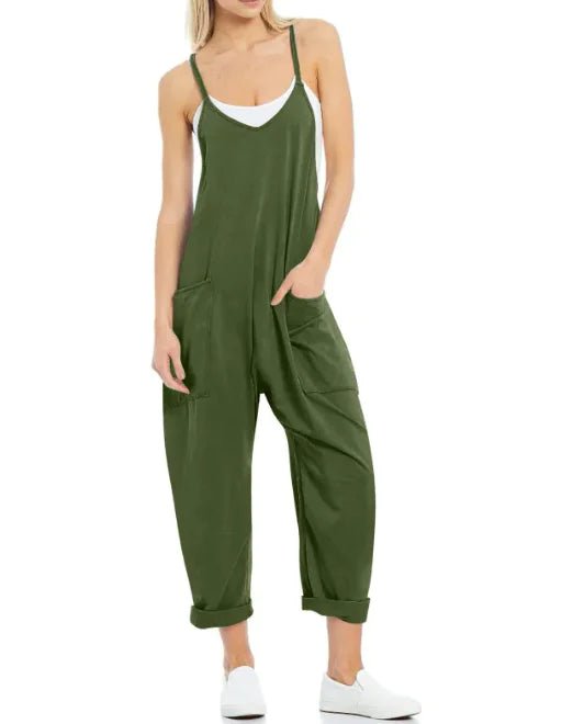 Ladies' Comfy Knit Jumpsuit - Catch Cards