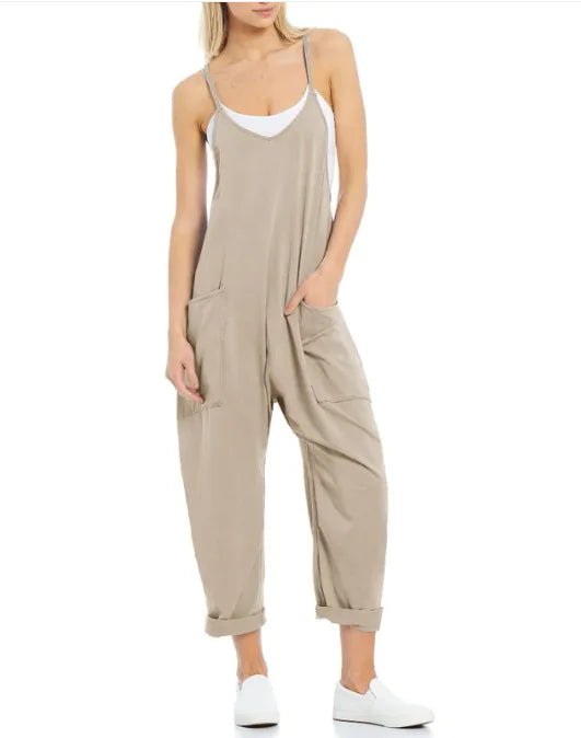 Ladies' Comfy Knit Jumpsuit - Catch Cards