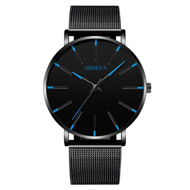 Minimalist Men's Fashion Ultra Thin Watch WEM Support (www.WEM.support)