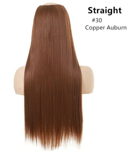 Lange Gerade Natürliche Perücke für Frauen - Catch Cards