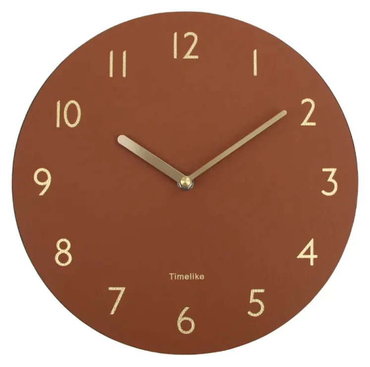 Leather Wall Clock - Catch Cards