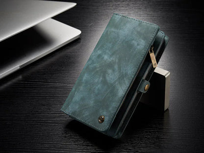 Leather Wallet Phone Case For Samsung - Catch Cards