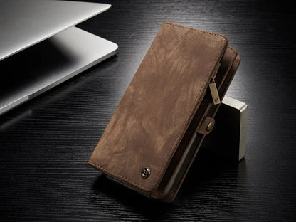 Leather Wallet Phone Case For Samsung - Catch Cards