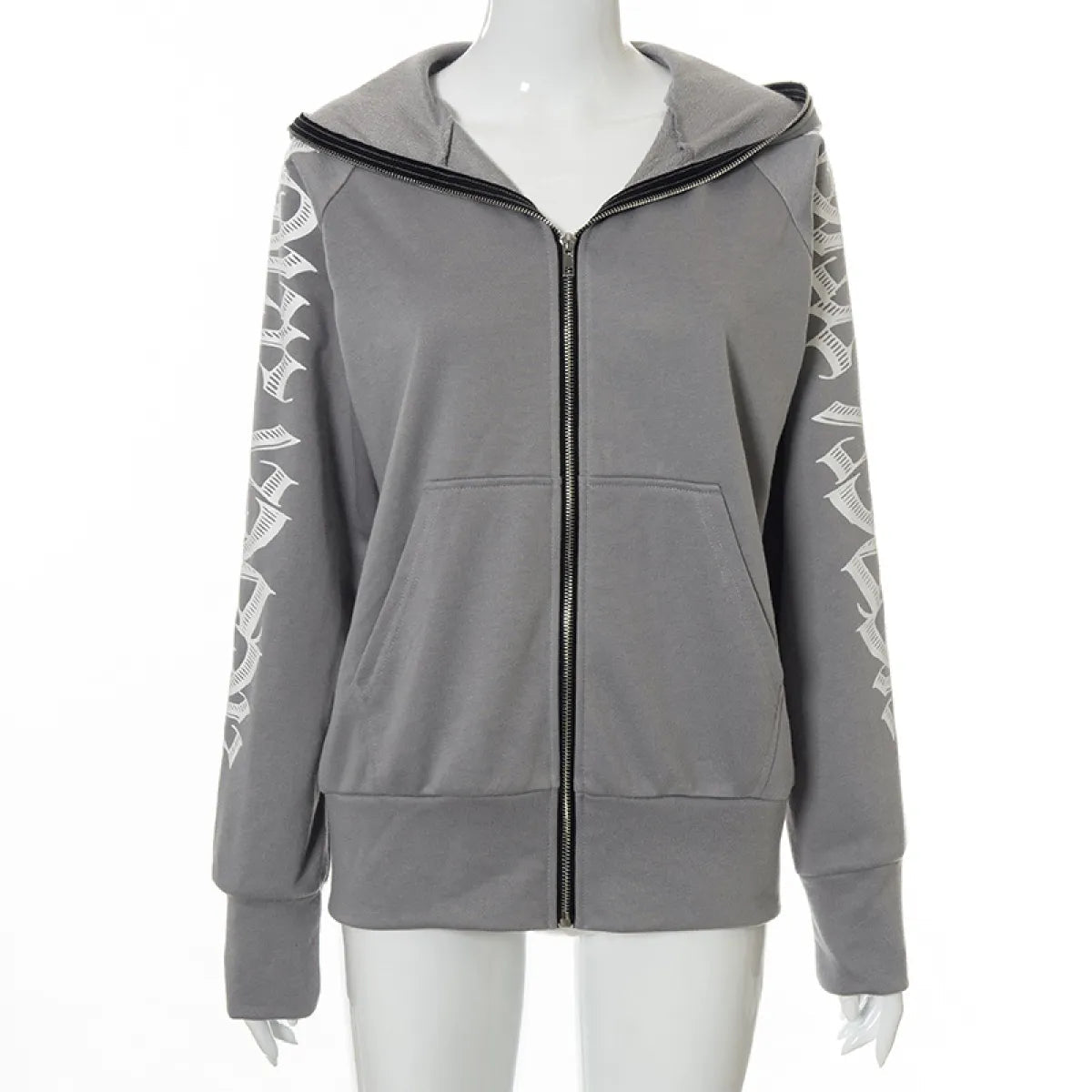 Letter Print Hoodie Sweatshirt - Catch Cards