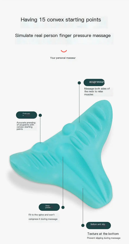 Travesseiro de Tração e Massagem Cervical