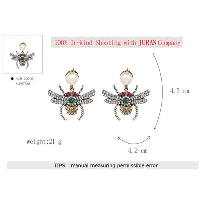 Bee Earrings WEM Support (www.WEM.support)