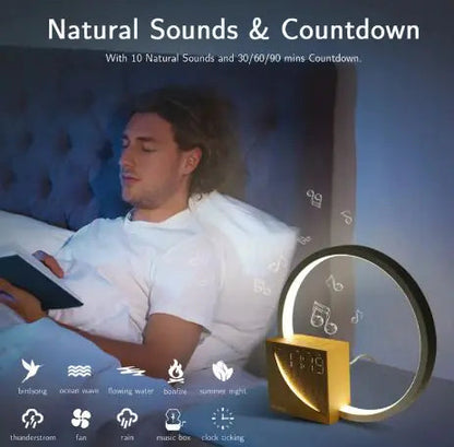 Bedside Lamp With Alarm Clock WEM Support (www.WEM.support)