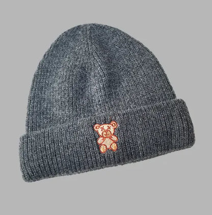 All-Match Bear Knit Hat