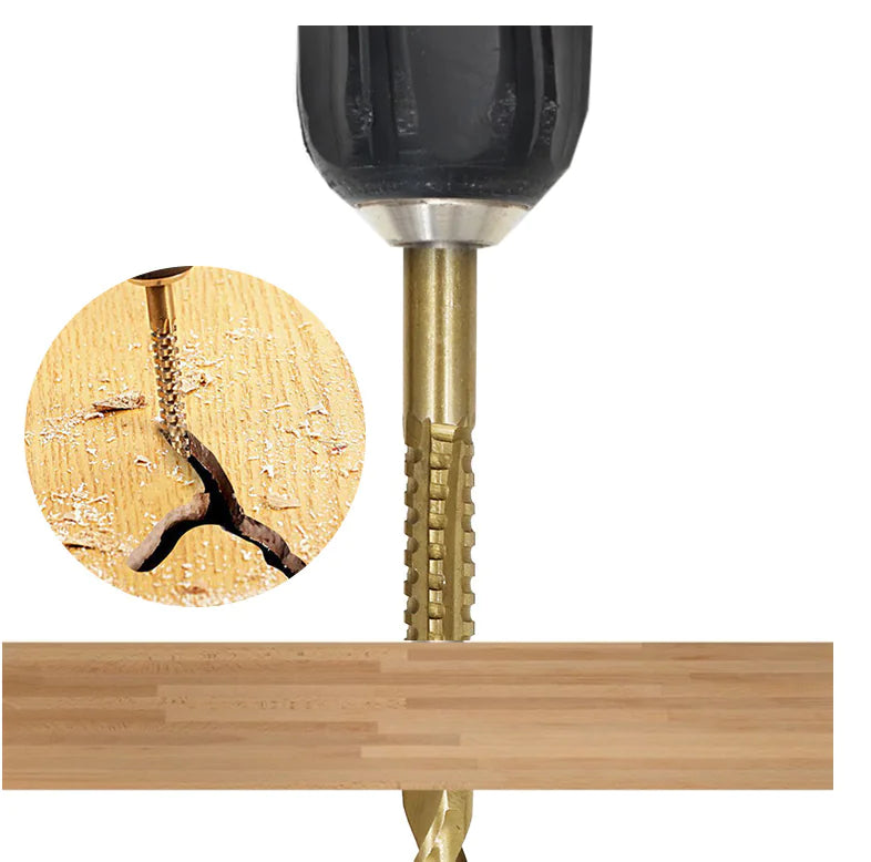 Conjunto de Serra e Brocas Escalonadas (6 Peças)