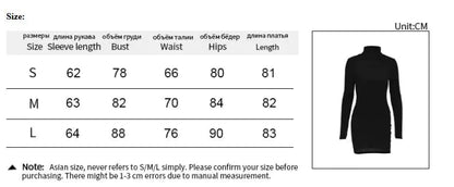 Turtleneck Slim Fit Knitted Elegant Dress WEM Support (www.WEM.support)