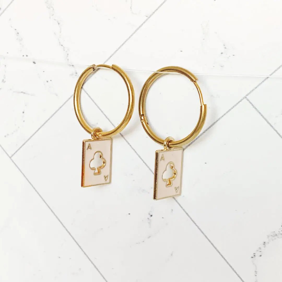 Lucky Loop Earrings - Catch Cards