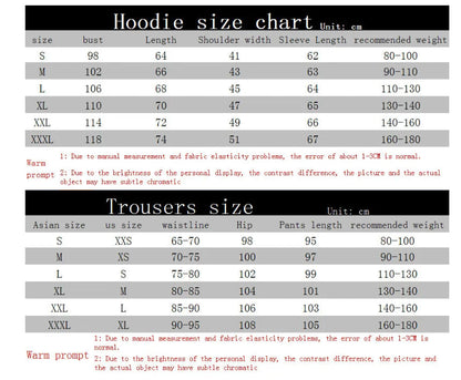 Fleece Hoodie Casual Sports Two-piece Set WEM Support (www.WEM.support)