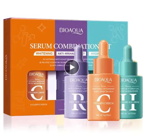 BIOAQUA A-Hyaluronic Acid Face Serum - Advanced Skin Care Set (3pcs) WEM Support (www.WEM.support)