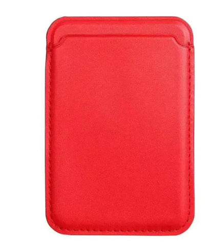 MagSafe Leather Card Case - Compatible with Apple, Magnetic Back Protective Case WEM Support (www.WEM.support)