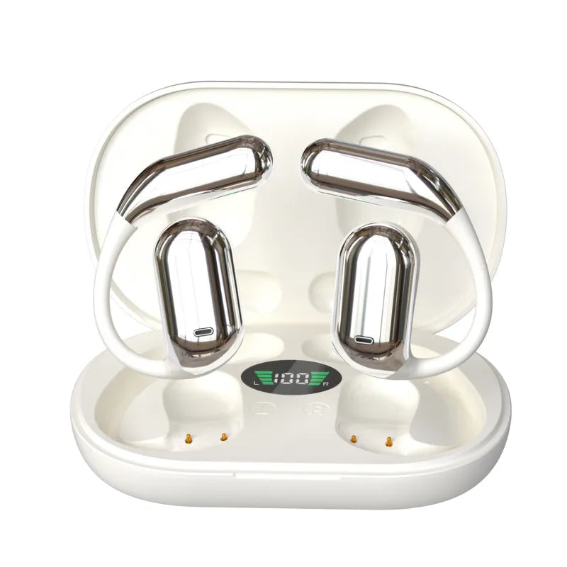 LED Display Bluetooth Ear-mounted Headset WEM Support (www.WEM.support)