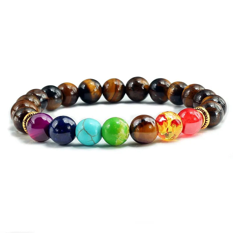 Natural Stone Chakra Bracelets WEM Support (www.WEM.support)