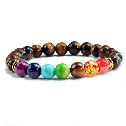 Natural Stone Chakra Bracelets WEM Support (www.WEM.support)