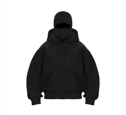 Fleece-Lined Dual Hood Sweatshirt