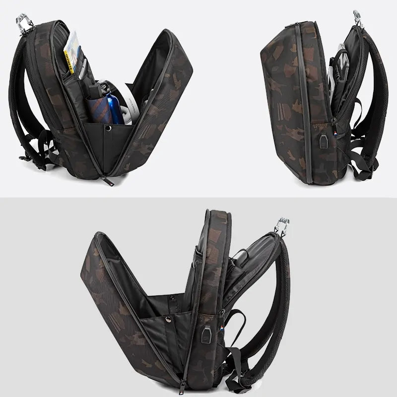 Multifunktions-Reiserucksack mit USB Bluetooth WEM Support (www.WEM.support)