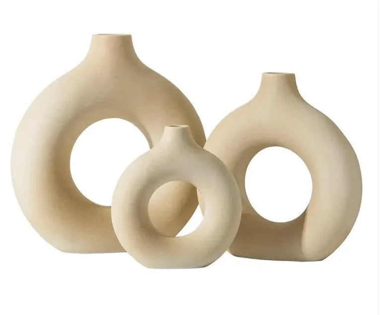 Round Vase Decoration Creative Ceramic Crafts WEM Support (www.WEM.support)