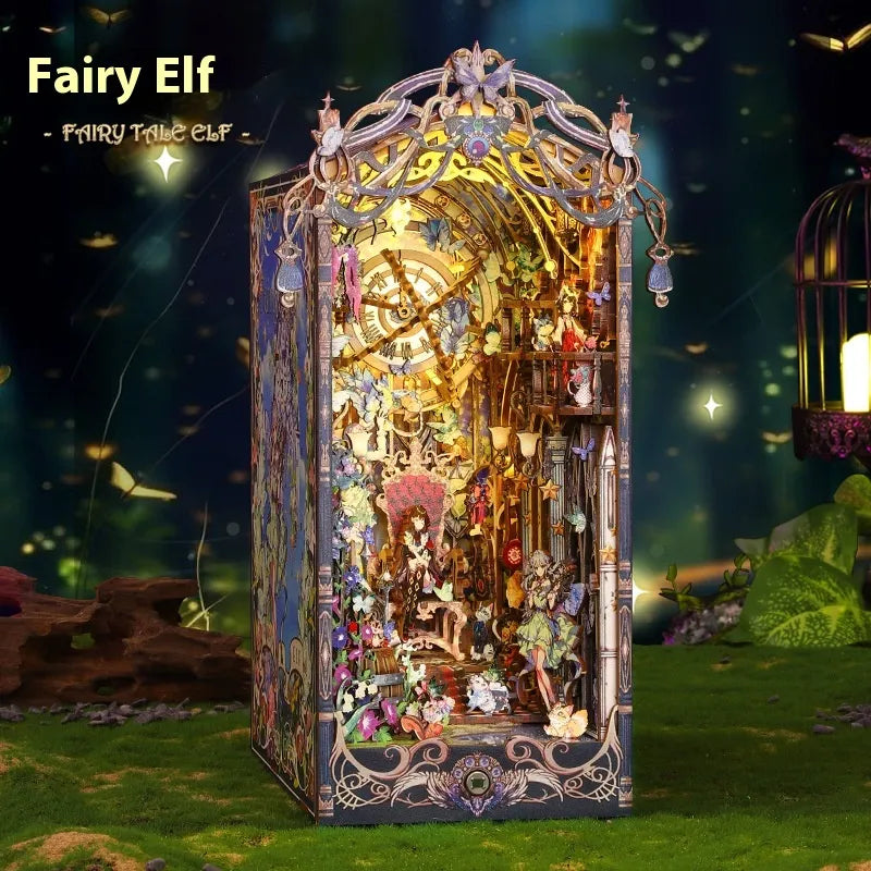 Fairy Tale Elves 3D Handmade Bookstand Decoration WEM Support (www.WEM.support)
