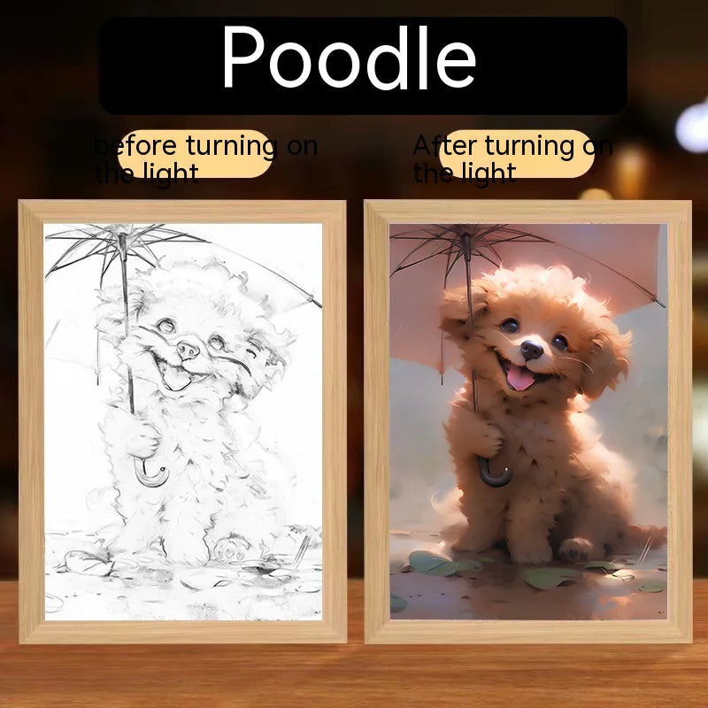 Glowing Pet Decorative Paintings WEM Support (www.WEM.support)