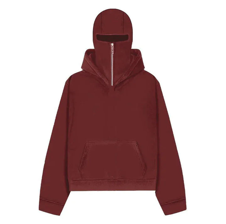 UrbanEdge Double Hood Cardigan WEM Support (www.WEM.support)