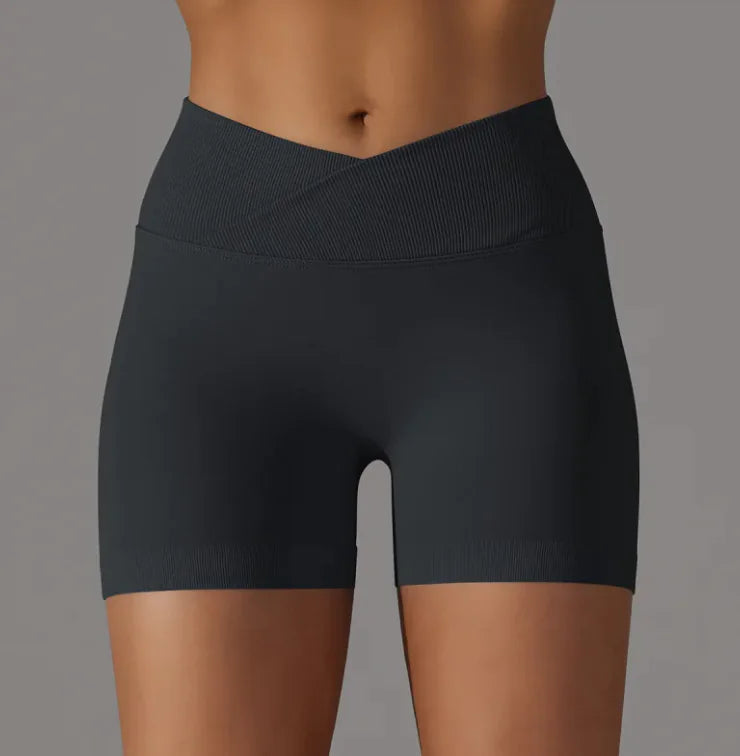 Women's Fashion Simple High Waist Shorts WEM Support (www.WEM.support)