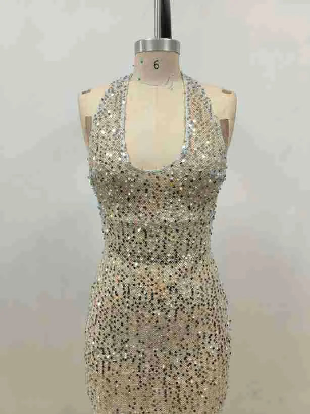 Luminous Halter Dress WEM Support (www.WEM.support)