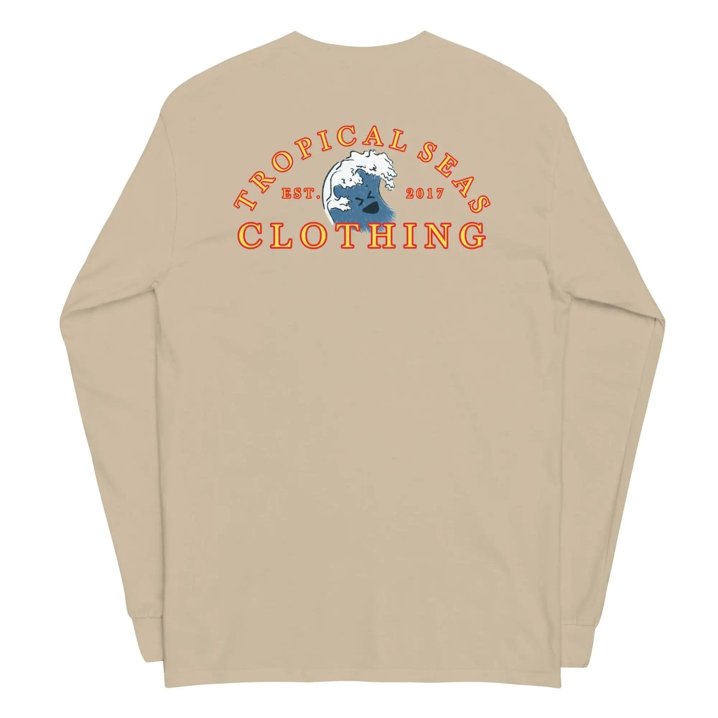 Men's Good Vibe Wave Long Sleeve Shirt - Catch Cards