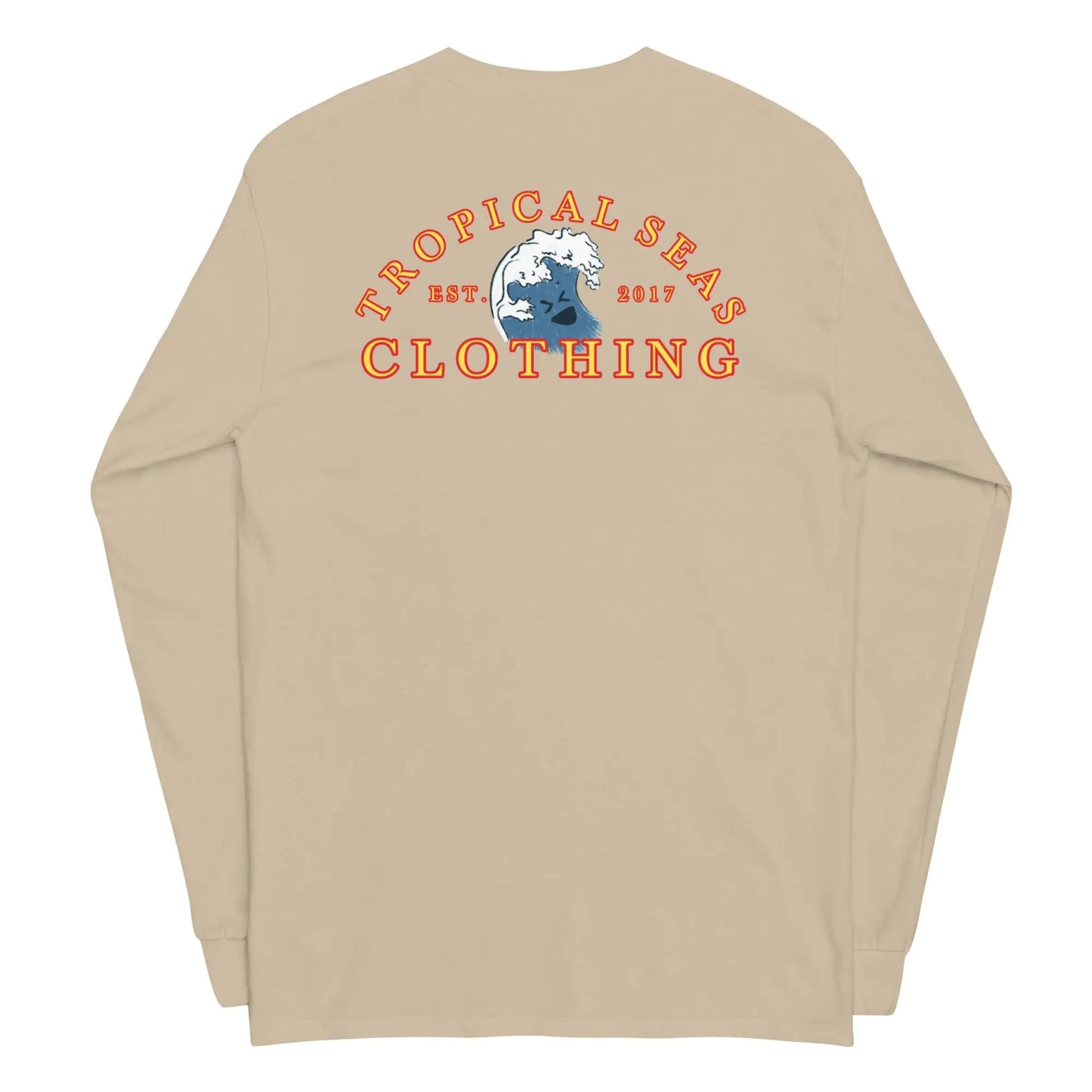 Men's Good Vibe Wave Long Sleeve Shirt - Catch Cards