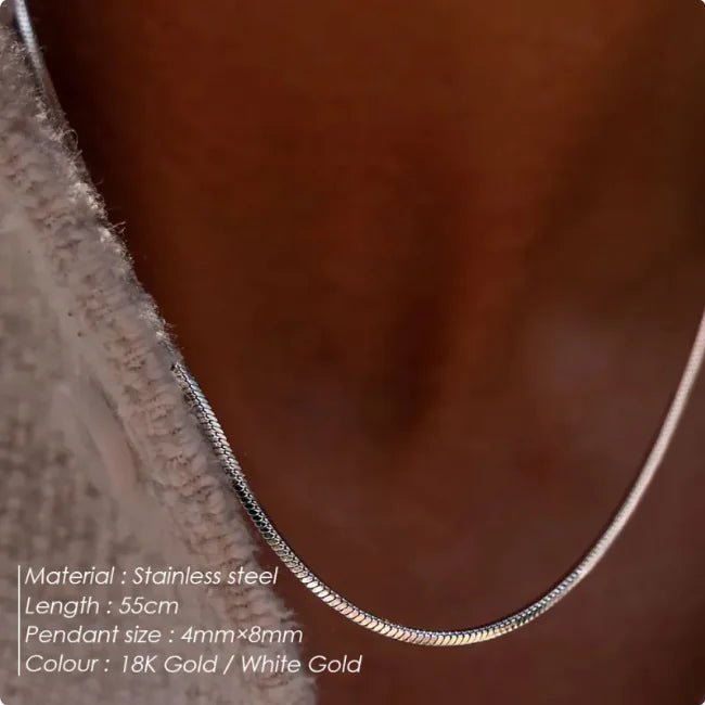 Men's Hip Hop Square Chain Necklace - Catch Cards