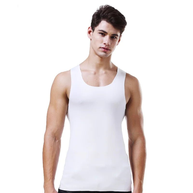 Men's Ice Silk Seamless Vest - Catch Cards