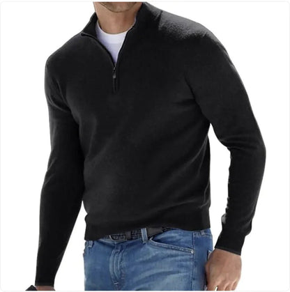 Men's Long - Sleeve Cashmere Undershirt - Catch Cards