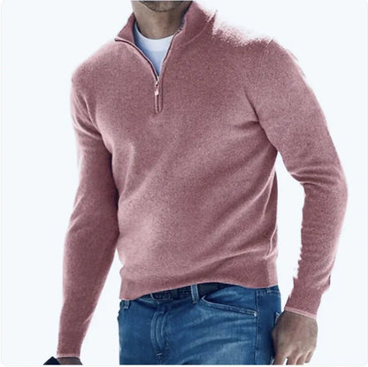 Men's Long - Sleeve Cashmere Undershirt - Catch Cards