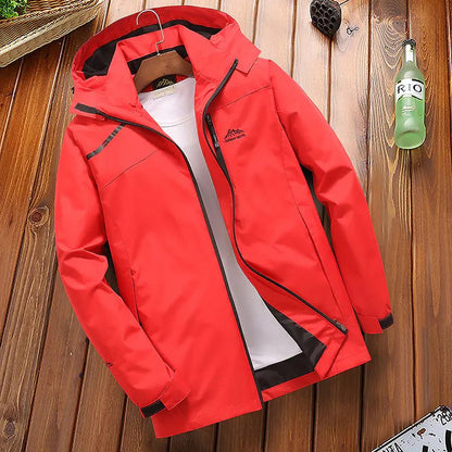 Men's Loose Outdoor Windproof Jacket for Climbing - Catch Cards