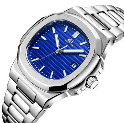 Men's Luminous Steel Band Watch - Catch Cards