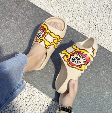 Men's Platform Beach Flip - Flops - Catch Cards