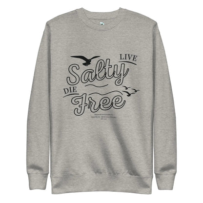 Men's Premium Live Salty, Die Free Sweatshirt - Catch Cards