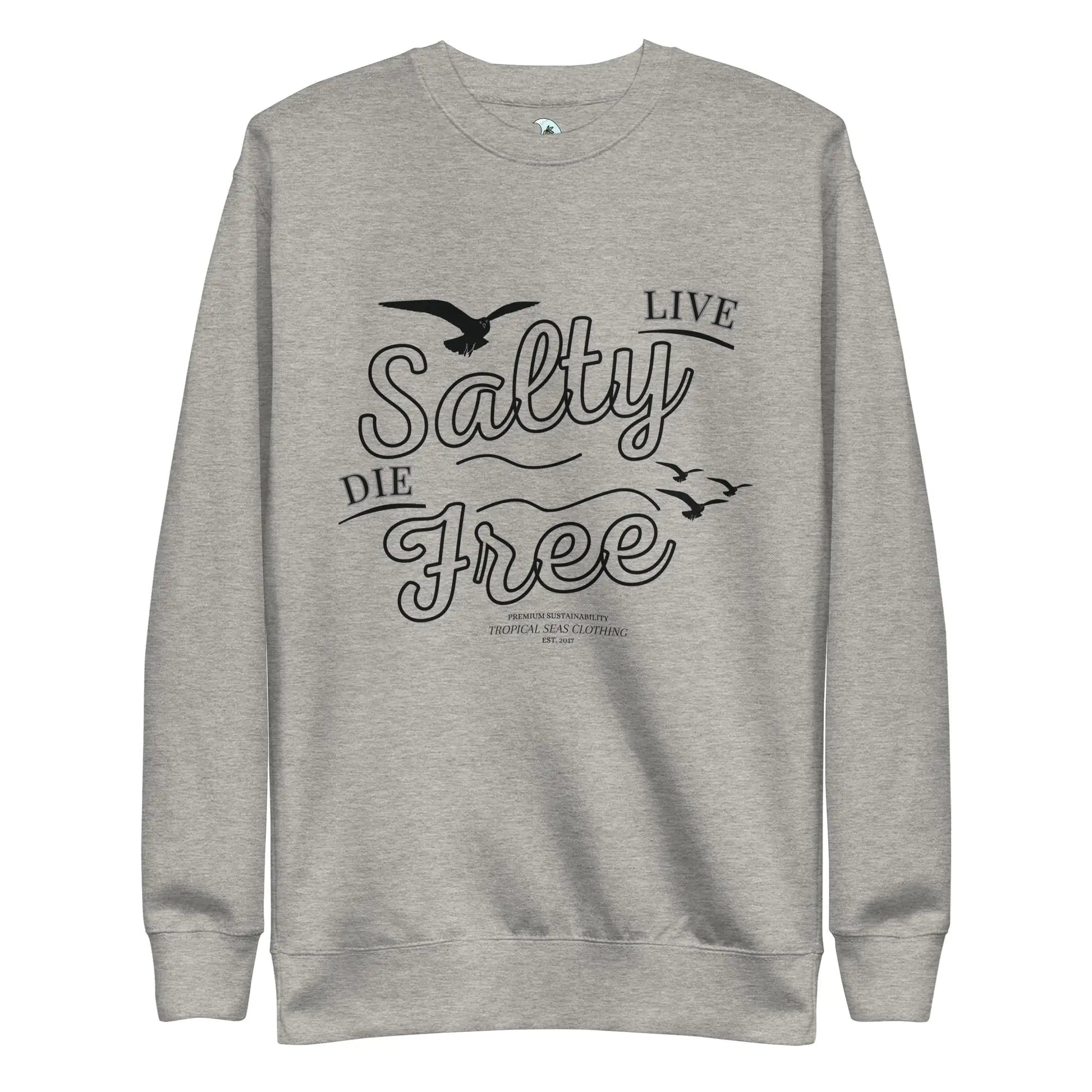 Men's Premium Live Salty, Die Free Sweatshirt - Catch Cards