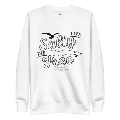 Men's Premium Live Salty, Die Free Sweatshirt - Catch Cards
