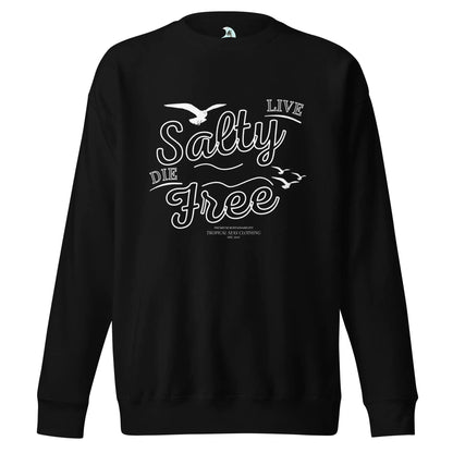 Men's Premium Live Salty, Die Free Sweatshirt - Catch Cards