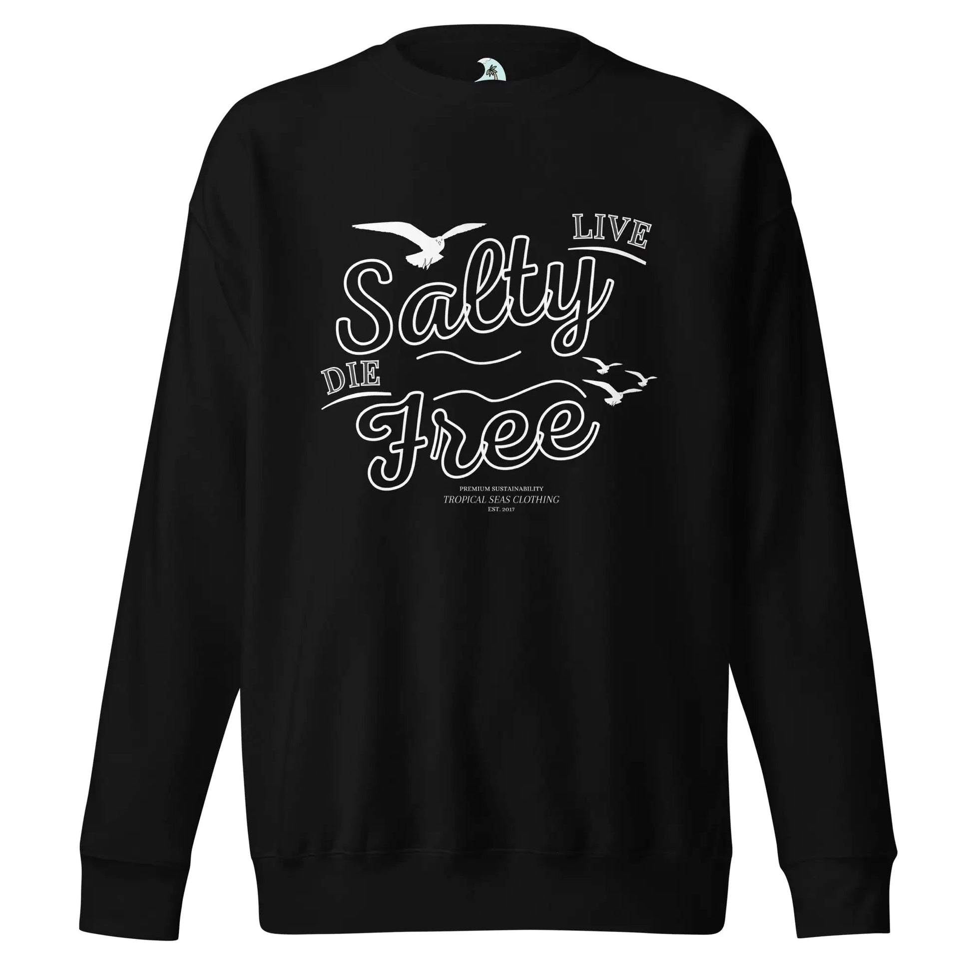 Men's Premium Live Salty, Die Free Sweatshirt - Catch Cards