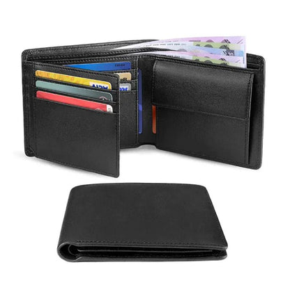 Men's RFID Leather Bifold Wallet - Catch Cards
