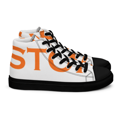 Men's Trendy High Top Canvas Sneakers - Catch Cards