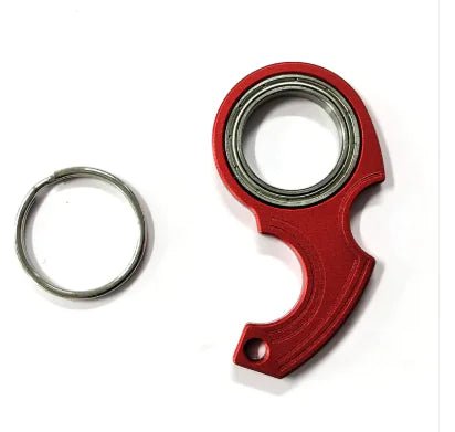 Metal Texture Rotating Keychain - Catch Cards