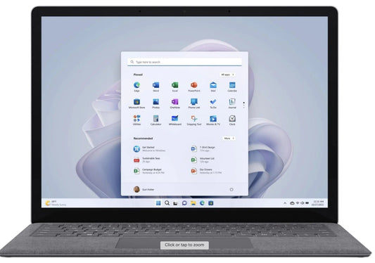Microsoft Surface Laptop 4 Intel i5 - 1135G7 8GB RAM 256GB SSD Intel Iris X 13.5" Touchscreen Display Windows 10 Pro Platinum (Renewed) - Catch Cards