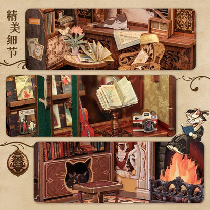 Miniature DIY Cottage Book Stand - Catch Cards